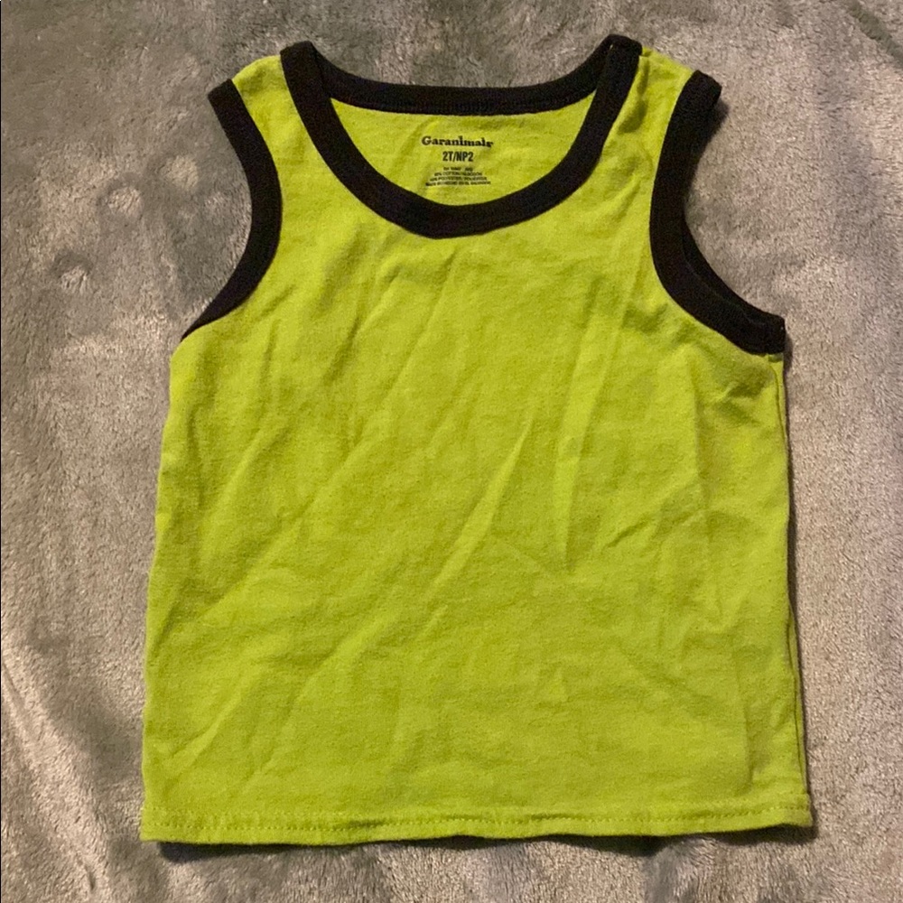 Lime Green Kids Tank Top